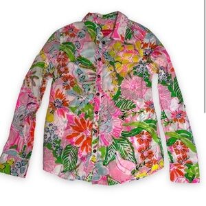 Lilly Pulitzer for Target Shirt Nosey Posey XS